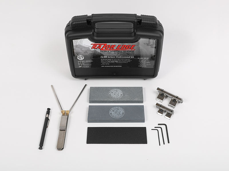 Deluxe Professional Kit W/6" Hones Razor Edge Systems